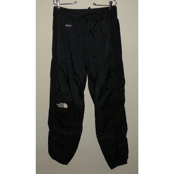 The North Face Men’s Large Nylon Gore-Tex Snow Ski Pants Black Zippers Up Legs - Picture 1 of 4